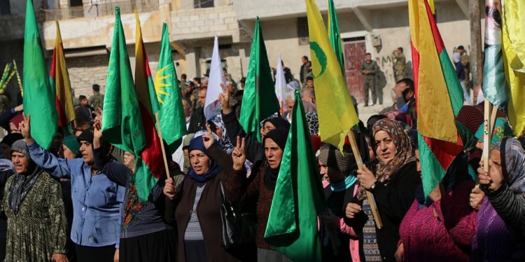 YPJ savaşçısı Halep’te son yolculuğuna uğurlandı