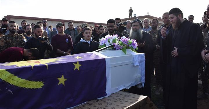 Cenga Rojava Direnişi şehidi Athro son yolculuğuna uğurlandı