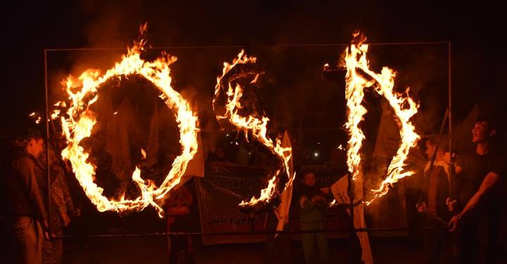 Hesekê’de gençler işgale karşı yürüdü