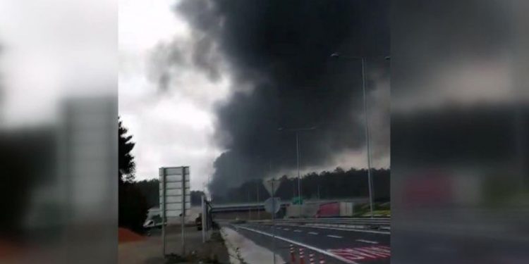 Ateşin Çocukları İnisiyatifi, askeri alanı ateşe verdi