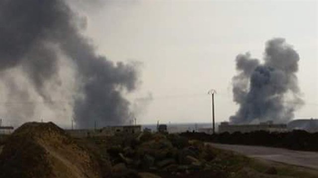 Zirgan’da bir araç çetelerle beraber imha edildi!