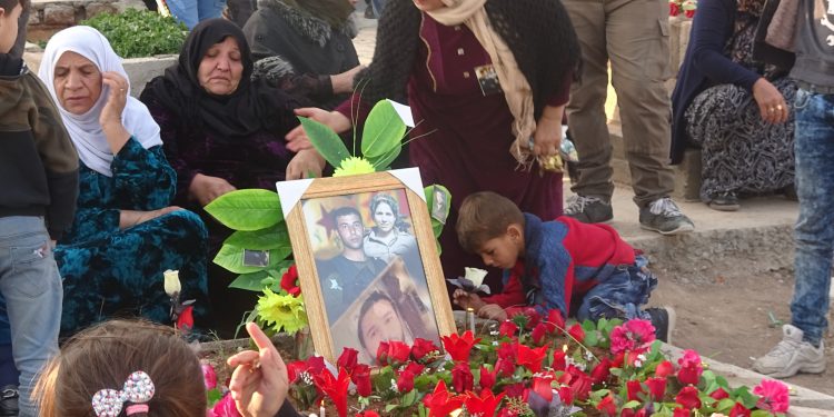 Serêkaniyê şehidi, şehadetinin 40’ıncı gününde mezarı başında anıldı