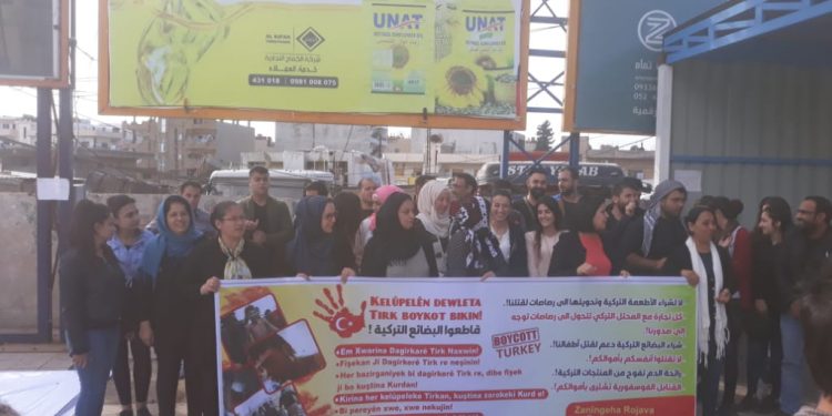 Rojava’lı öğrencilerin ‘Türk mallarını boykot’ kampanyası sürüyor