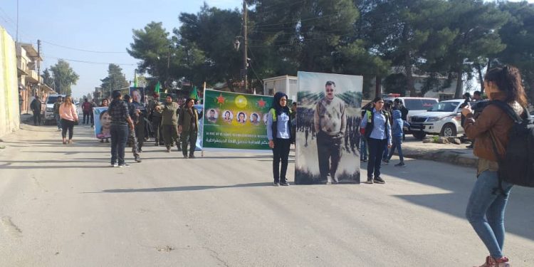 Rojava Kurdistan’ı ve Kuzey Suriye’li kadınlar alanlardaydı