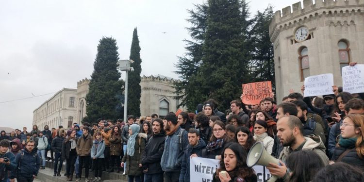 Üniversitesi öğrencilerinden yemekhane boykotu