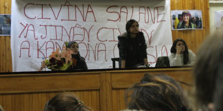 Qamışlo Kantonu’ndaki genç kadınlar yıllık toplantılarını gerçekleştirdi