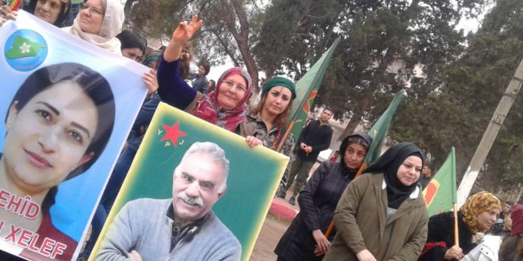Rojava Kurdistan’ında YPJ’ye destek yürüyüşleri-YENİLENDİ
