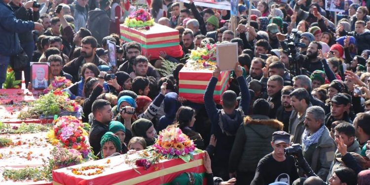 Til Rifat şehitleri sonsuzluğa uğurlandı