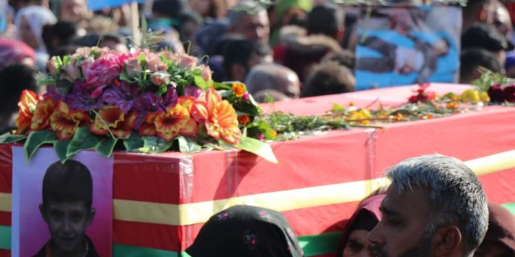 Til Rifat şehitleri sonsuzluğa uğurlandı