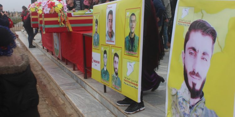 Cenga Rojava Direnişi şehitleri Kobanê’de uğurlandı