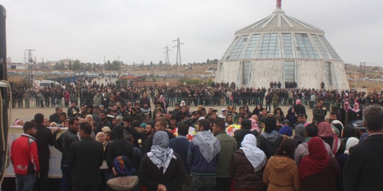 Cenga Rojava Direnişi şehitleri Kobanê’de uğurlandı