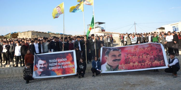 Mexmur’lu gençler Halklar Önderi Öcalan’a yönelik tecridi kınadı