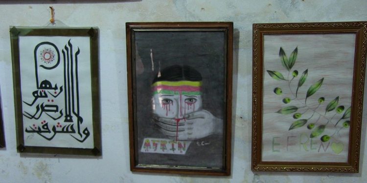 Ciwanên Şoreşger Halep’te resim sergisi açtı