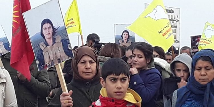 Rojava Kurdistan’ı Efrîn için yürüdü