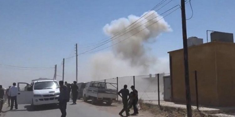 Çete karargahında bomba yüklü araç patladı: 3 işgalci çete öldü