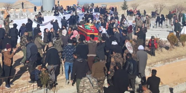 Şengal şehitleri için tören