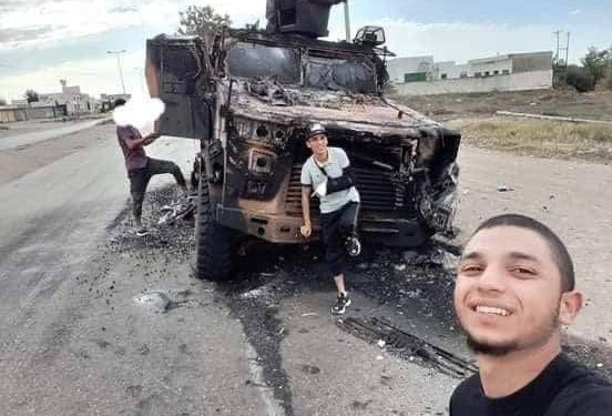 Libya’da işgalci Türk devletine ait onlarca zırhlı araç imha edildi
