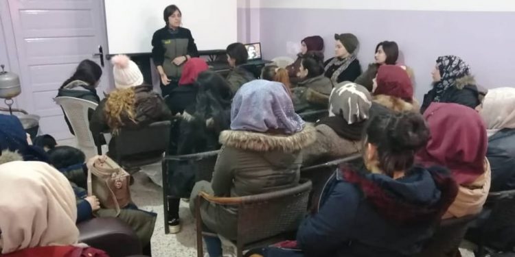 Genç kadınlar Şehit Sara’yı andı