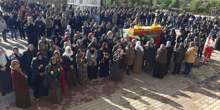 Qamişlo’da şehit merasimi