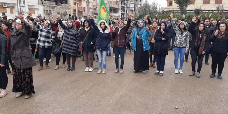 Rojava halkı Sara, Rojbin ve Ronahî’yi andı