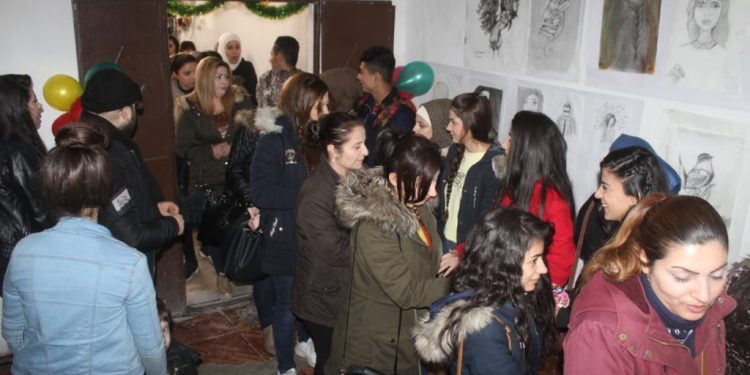 Ciwanên Şoreşger Halep’te resim sergisi açtı