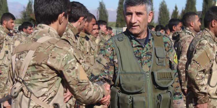 Komutan Xebat Dêrik, şehadet yıldönümünde anıldı