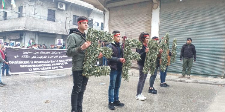 Rojava Kurdistan’ı Efrîn için yürüdü