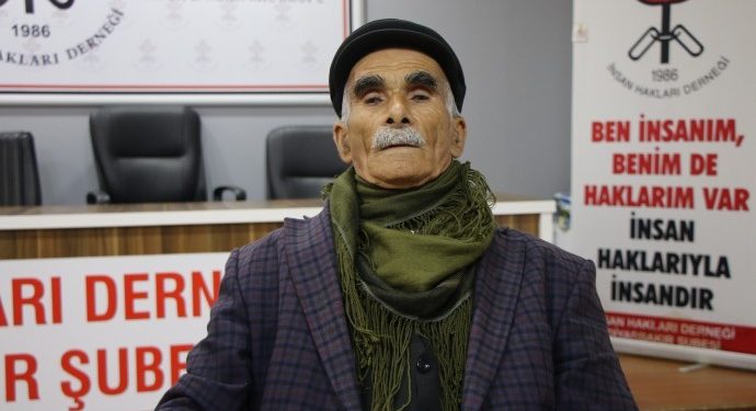 Amed’de işgalci Türk askeri 7 helikopterle gidip 78 yaşındaki Yıldırım’ı darp etti!