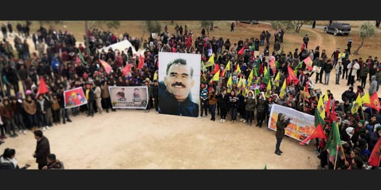 Efrîn’li gençler 15 Şubat Devletlerarası komployu protesto etti