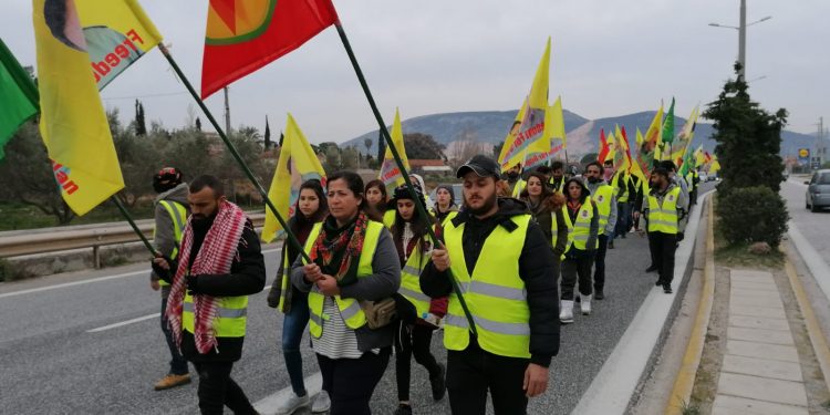Yunanistan’da Devrimci Gençliğin yürüyüşü 2’inci gününde