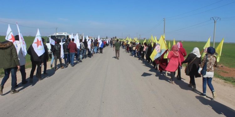 Rojava’da gençlerin uzun yürüyüşü sona erdi