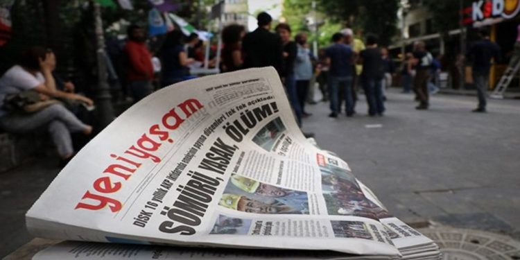 Korona nedeniyle Yeni Yaşam Gazetesi matbaa basımını durdurdu