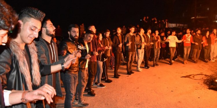 Halep’te Devrimci Gençlik öncülüğünde Newroz kutlandı