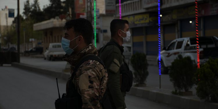 Qamışlo’da Korona önlemleri