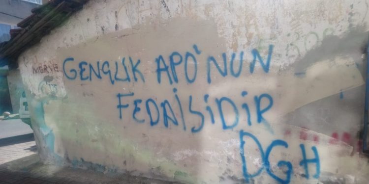 DGH’den Newroz için duvar yazılama çalışması