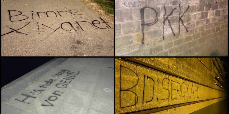 Hannover’de gençlerden yazılama çalışması