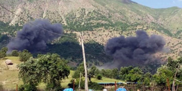 İşgalci Türk devleti Behdînan’ı bombaladı: Baba ve oğul katledildi!