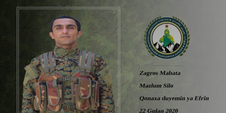 HRE şehit düşen savaşçının kimliğini açıkladı