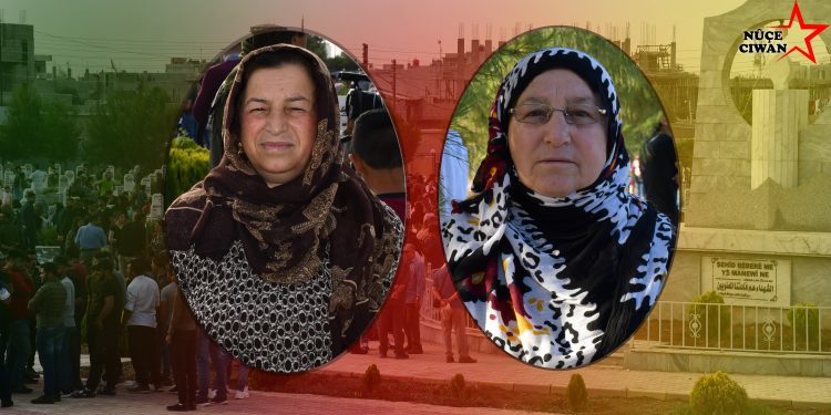 Rojavalı anneler, şehit mezarlarına yönelik saldırıları kınadı