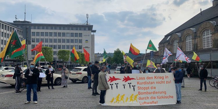 Heilbronn ve Bielefeld’de yapılan eylemler ile TC faşizmi protesto edildi