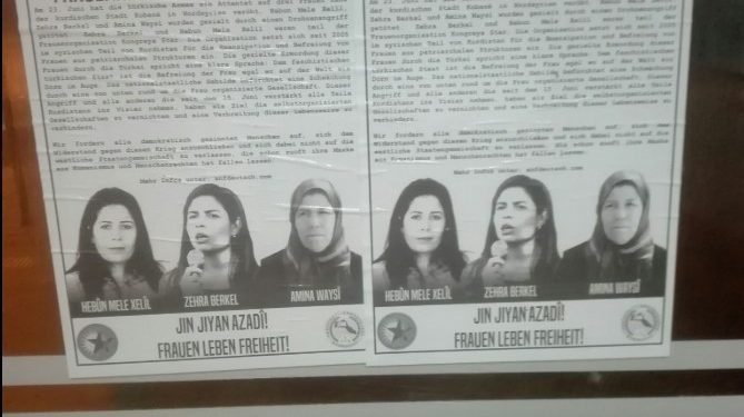 Giessen’de afişleme çalışması