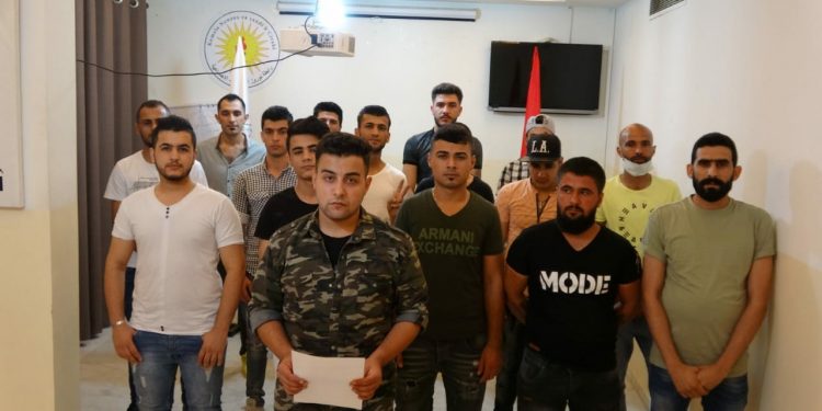 Kürt gençleri Beyrut’ta Şehit Kasım Engin’i andı