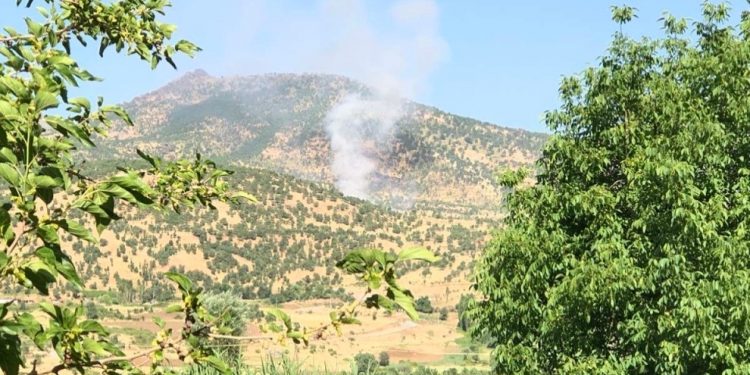 İşgalci TC Bradost alanını bombaladı