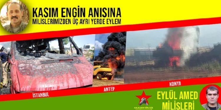 HBDH milislerinden şehit Kasım Engin için misilleme eylemleri
