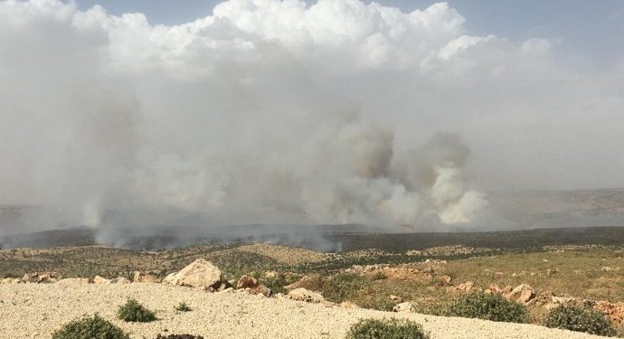 Omeryan’daki yangın için acil çağrı!