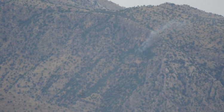 İşgalci TC askeri Gabar’da yangın çıkardı!