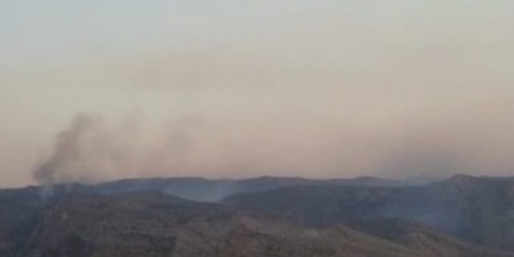 İşgalci TC askeri Gabar’da orman yangını çıkardı