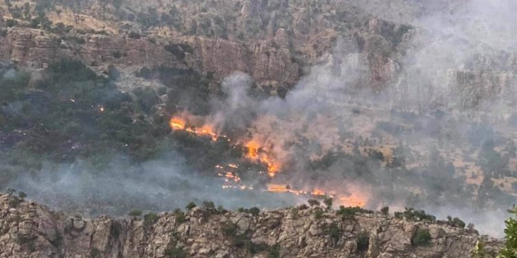 İşgalci TC Bradost ve Batufa’nın köylerini bombaladı