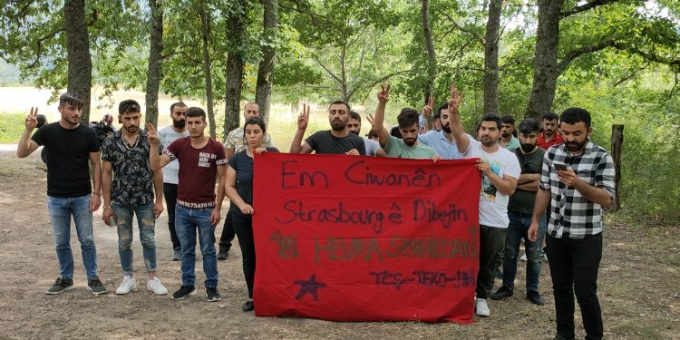 Fransa’da gençler ‘Bi Hev Re Serhildan’ hamlesini selamlıyor