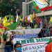 Rojava devrimi Stuttgart’ta yürüyüşle selamlandı